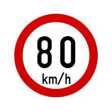 Ireland_Traffic_Sign_Max_Speed_Limit_80_km_h