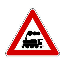 Italy_Traffic_Sign_Level_Crossing_without_Barrier_or_Gate_Ahead