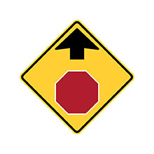 United_States_of_ America_Traffic_Sign_Stop_Ahead