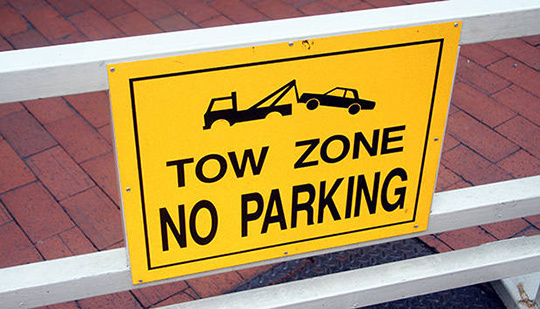 Malaysia No Parking Tow Zone
