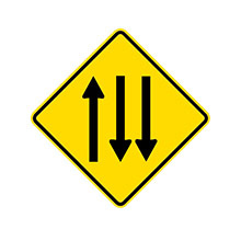 Malaysia_Traffic_Signs_Descent_Lane